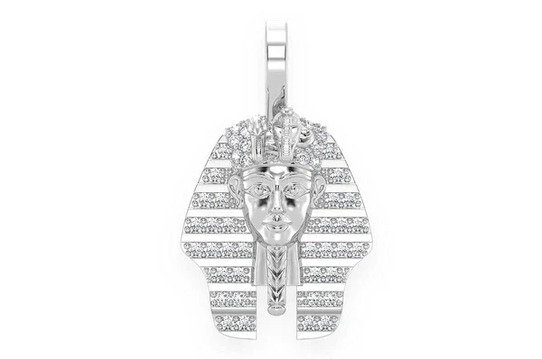0.20ct Diamond Pharaoh Pendant 18K Solid Gold - Image 4