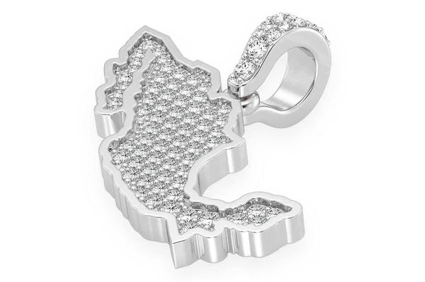 0.33ct Diamond Mexico Pendant 18K Solid Gold - Image 10