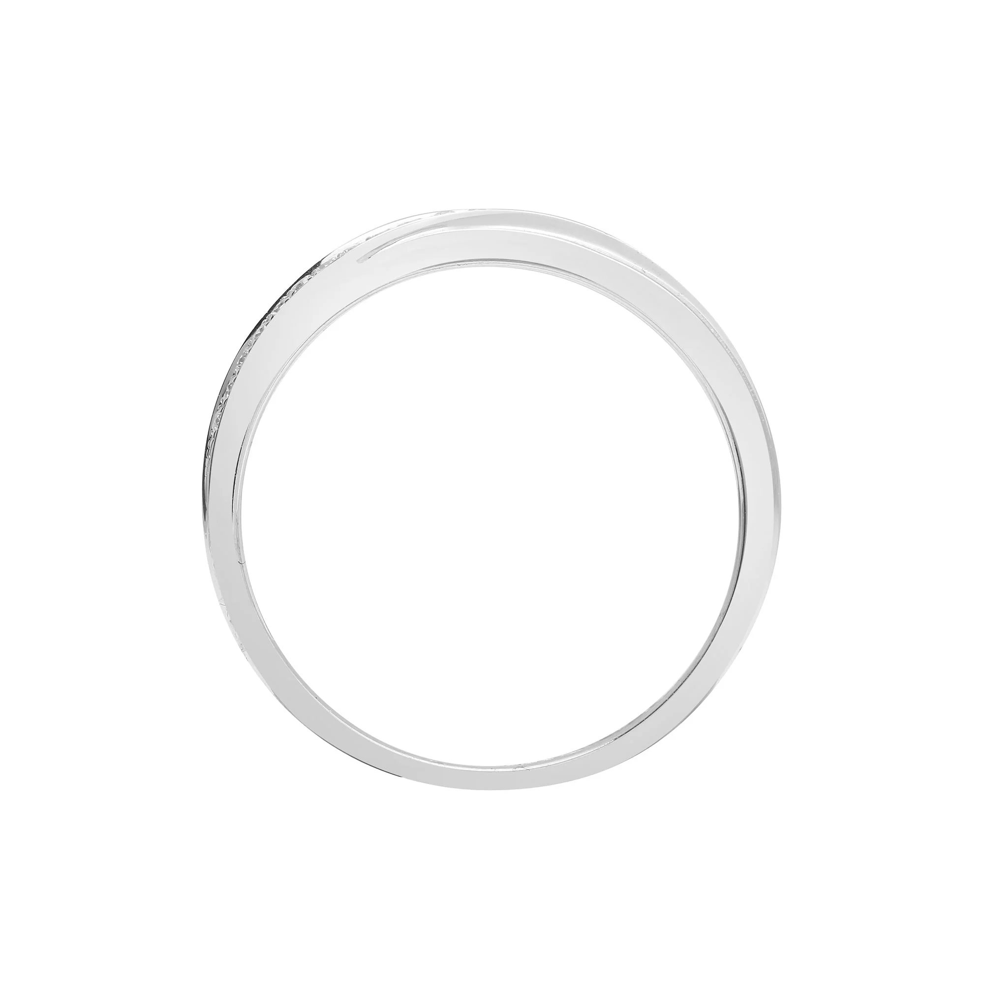 18ct White 0.11ct Natural Diamond Ring - Image 2