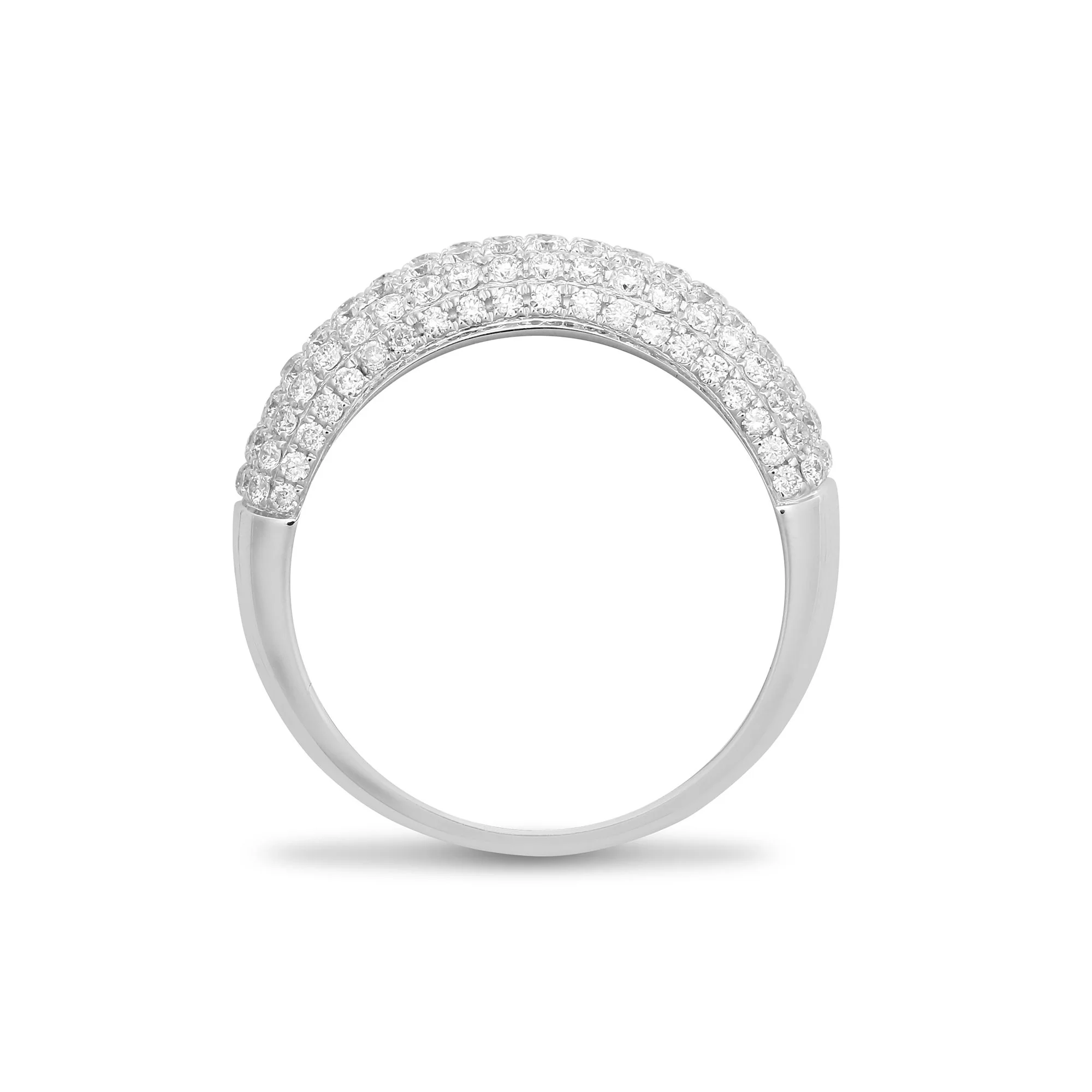 18ct White 1.50ct Natural Diamond Bombay Ring - Image 2