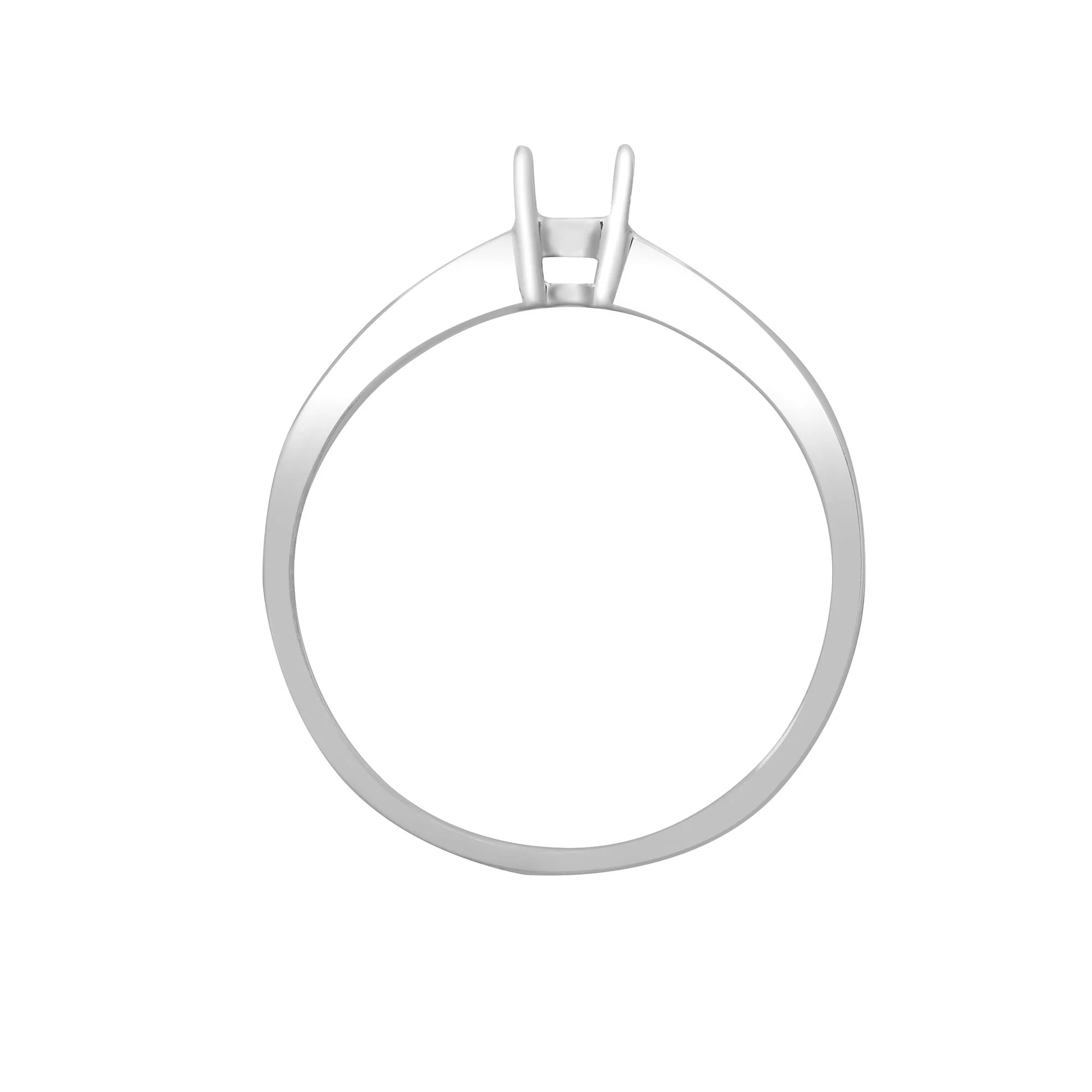 18ct White Gold 0.38ct Natural Diamond Ring. Fits 0.75ct - Image 2