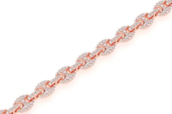 2.75ct Diamond 5mm Mariner Link Bracelet 18K Solid Gold - Image 8