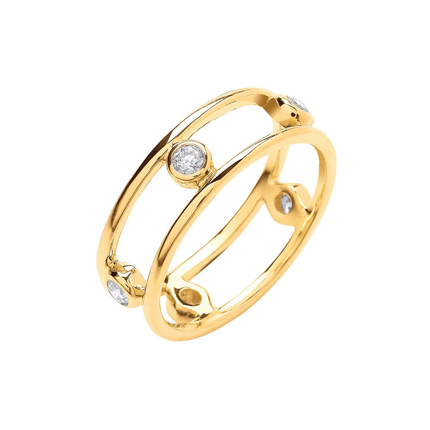 9ct Yellow Gold 0.25ctw Diamond Ring - 9ct Gold - Image 2