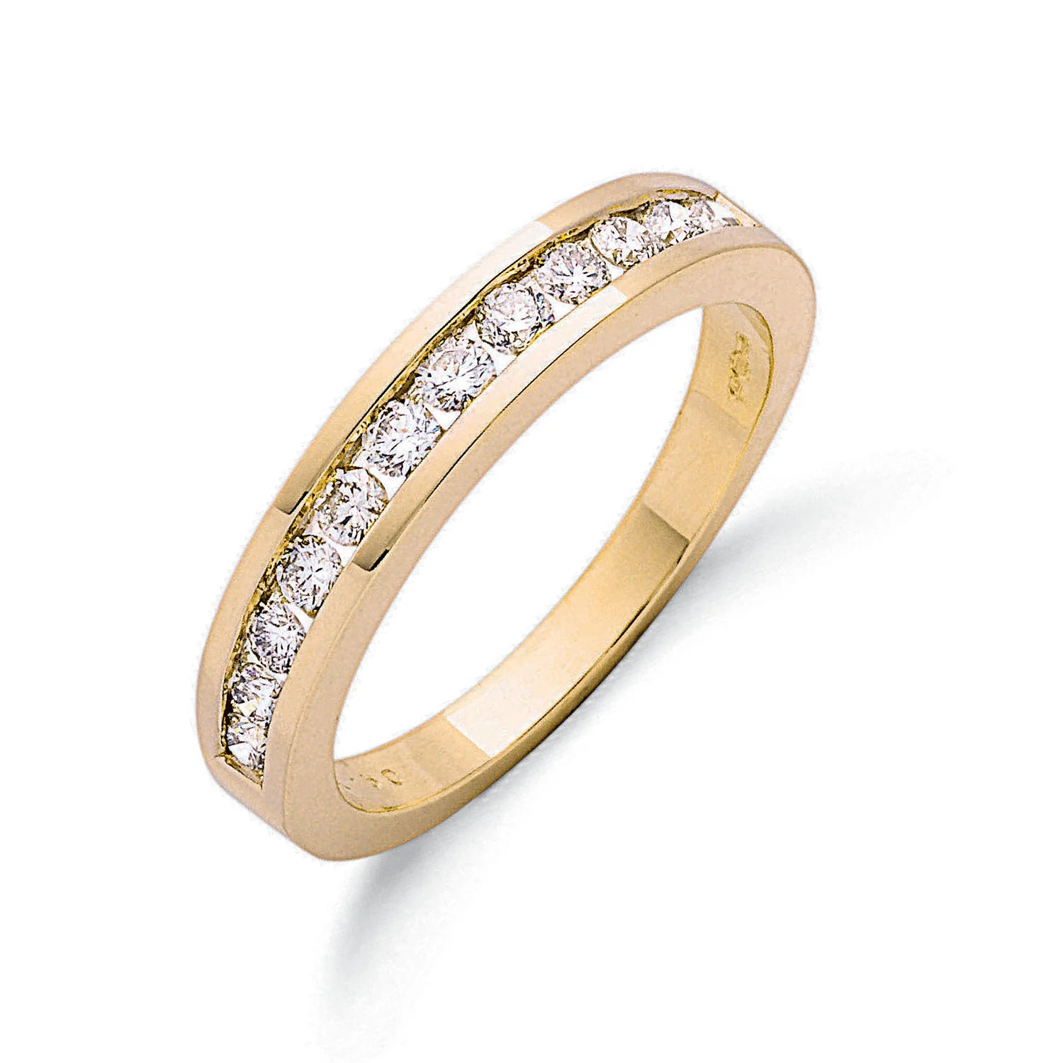 9ct Yellow Gold 0.50ct Diamond Eternity Ring - 9ct Gold