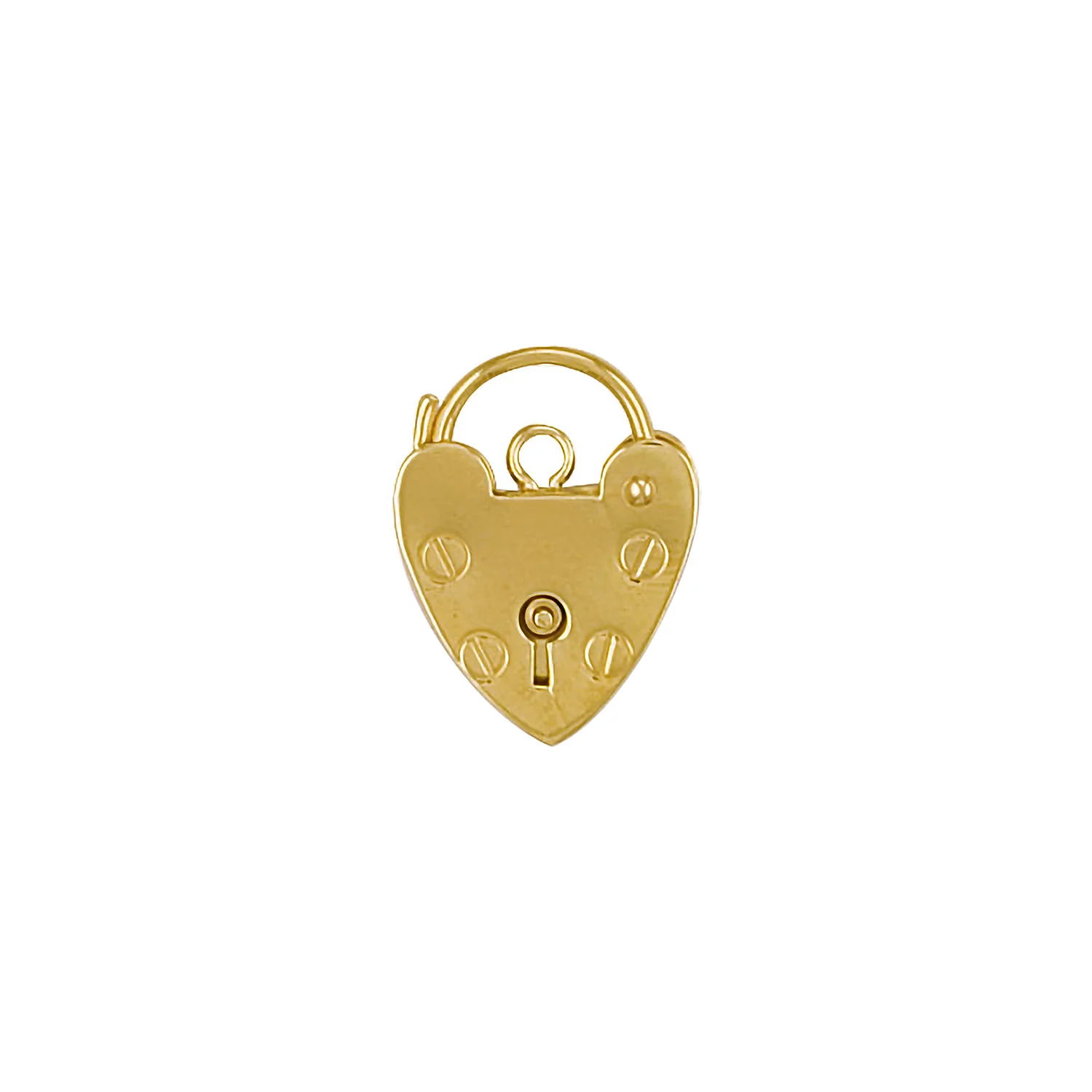 9ct Yellow Gold 9mm Padlock - 9ct Gold