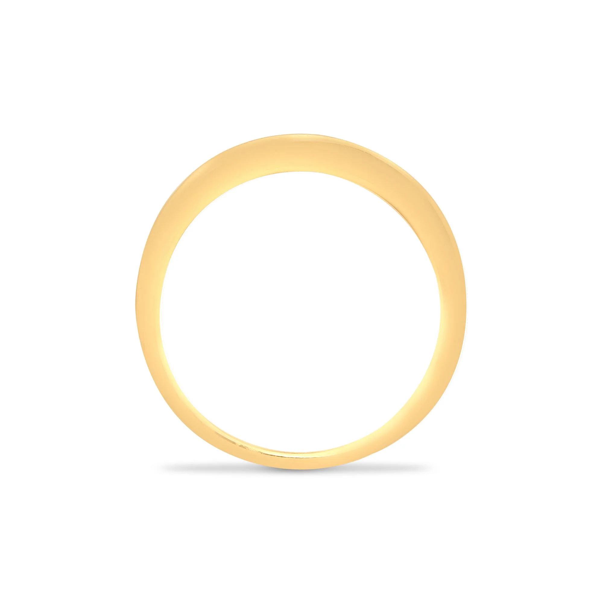 9ct Yellow Gold Natural Diamond 14pts & Sapphire 26pts Channel Set Half Eternity Ring - Image 2