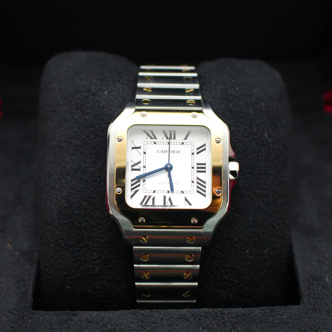 Cartier De Santos W2SA0016 Medium Model White Dial 2023 - Image 2
