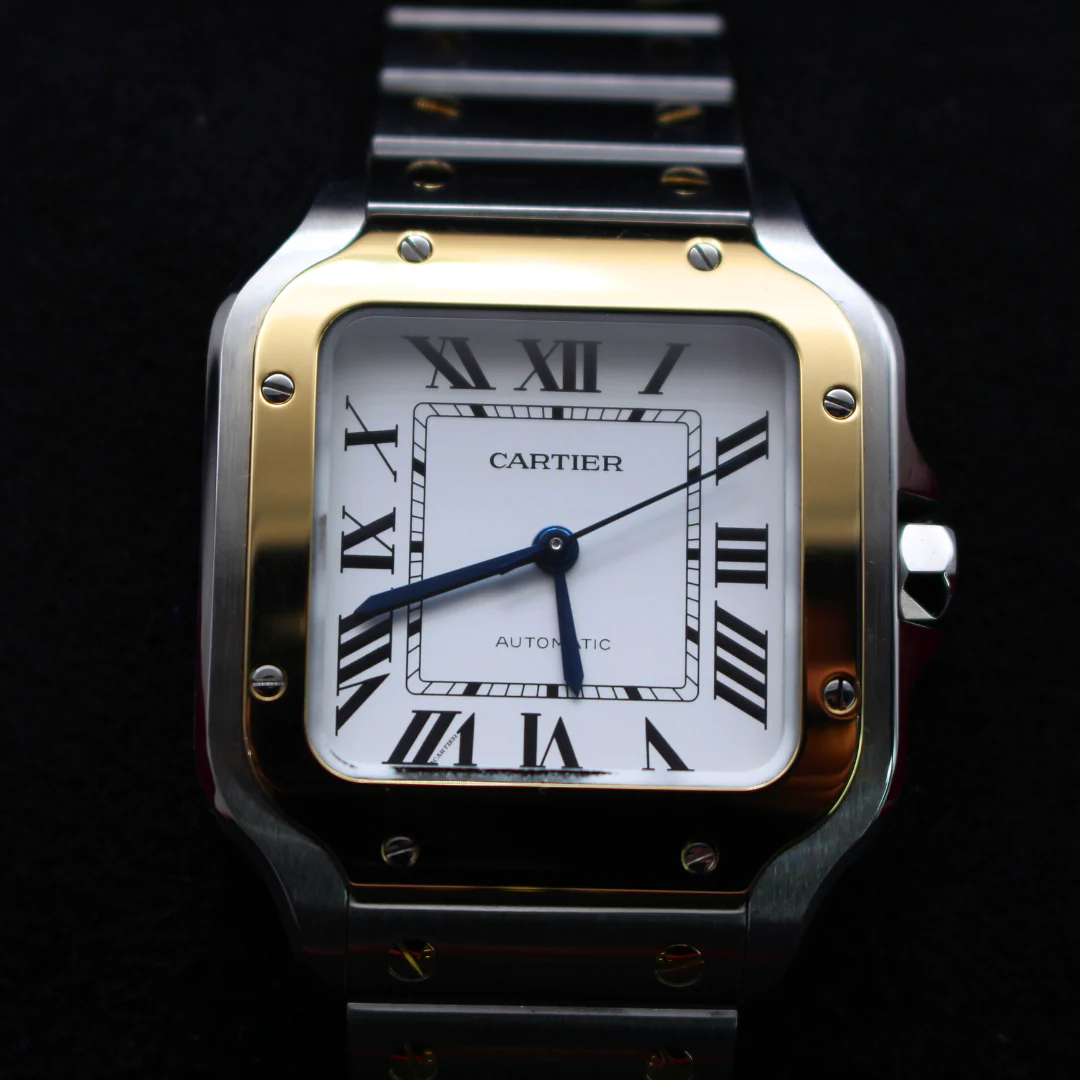 Cartier De Santos W2SA0016 Medium Model White Dial 2023 - Image 3