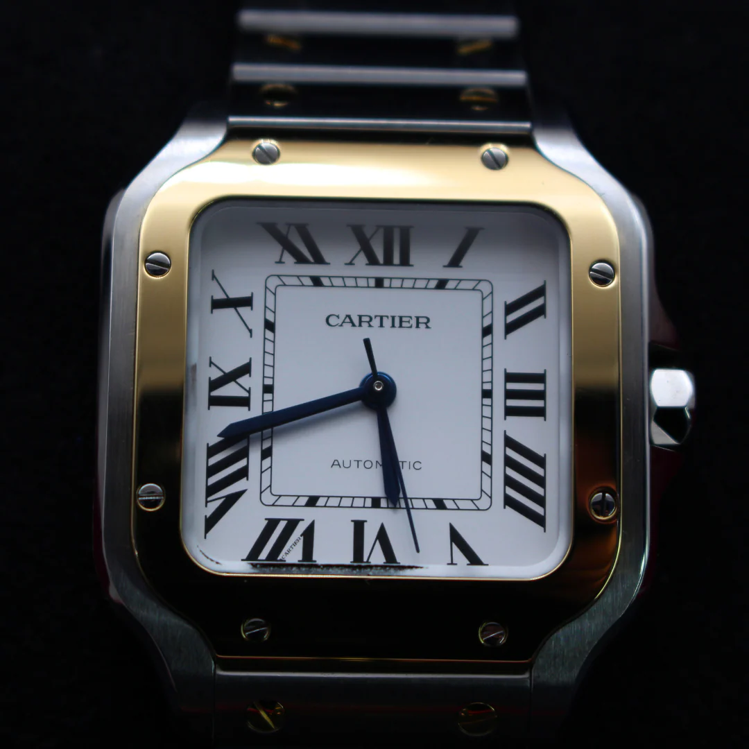 Cartier De Santos W2SA0016 Medium Model White Dial 2023 - Image 4