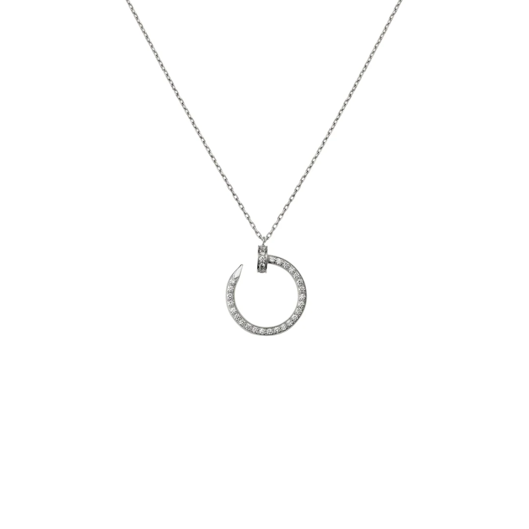 Cartier Juste Un Clou Pendant Paved Diamonds 18ct Gold - Image 2