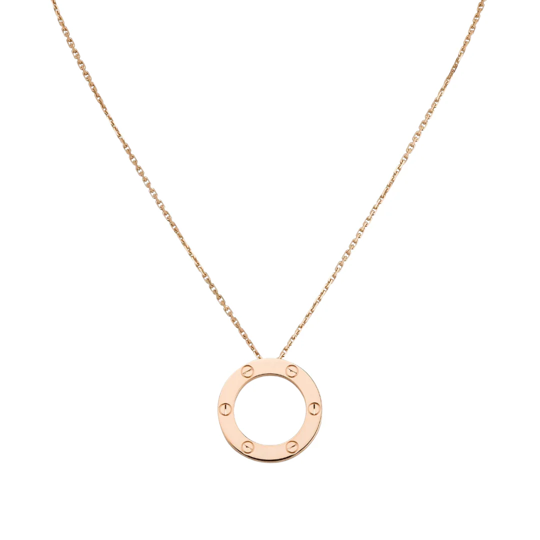 Cartier Love Pendant 18ct Rose Gold