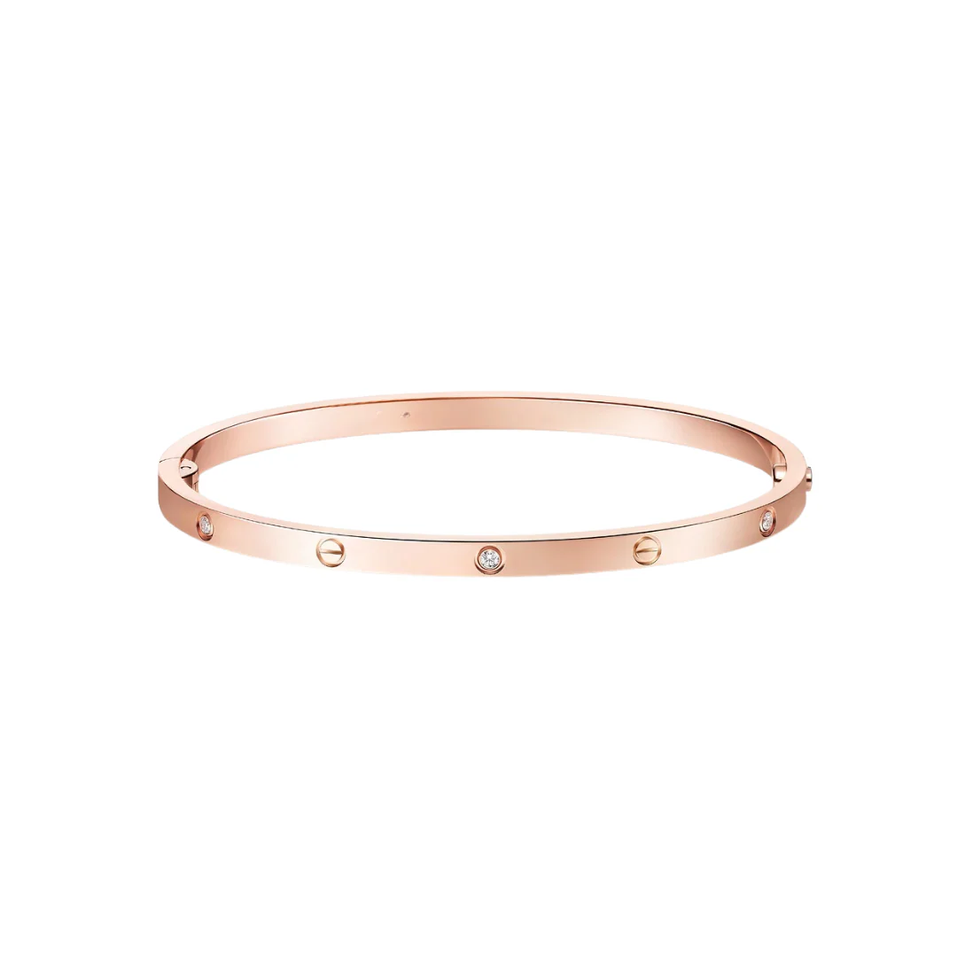 Cartier Small Love Bracelet 6 Diamonds 18ct Gold