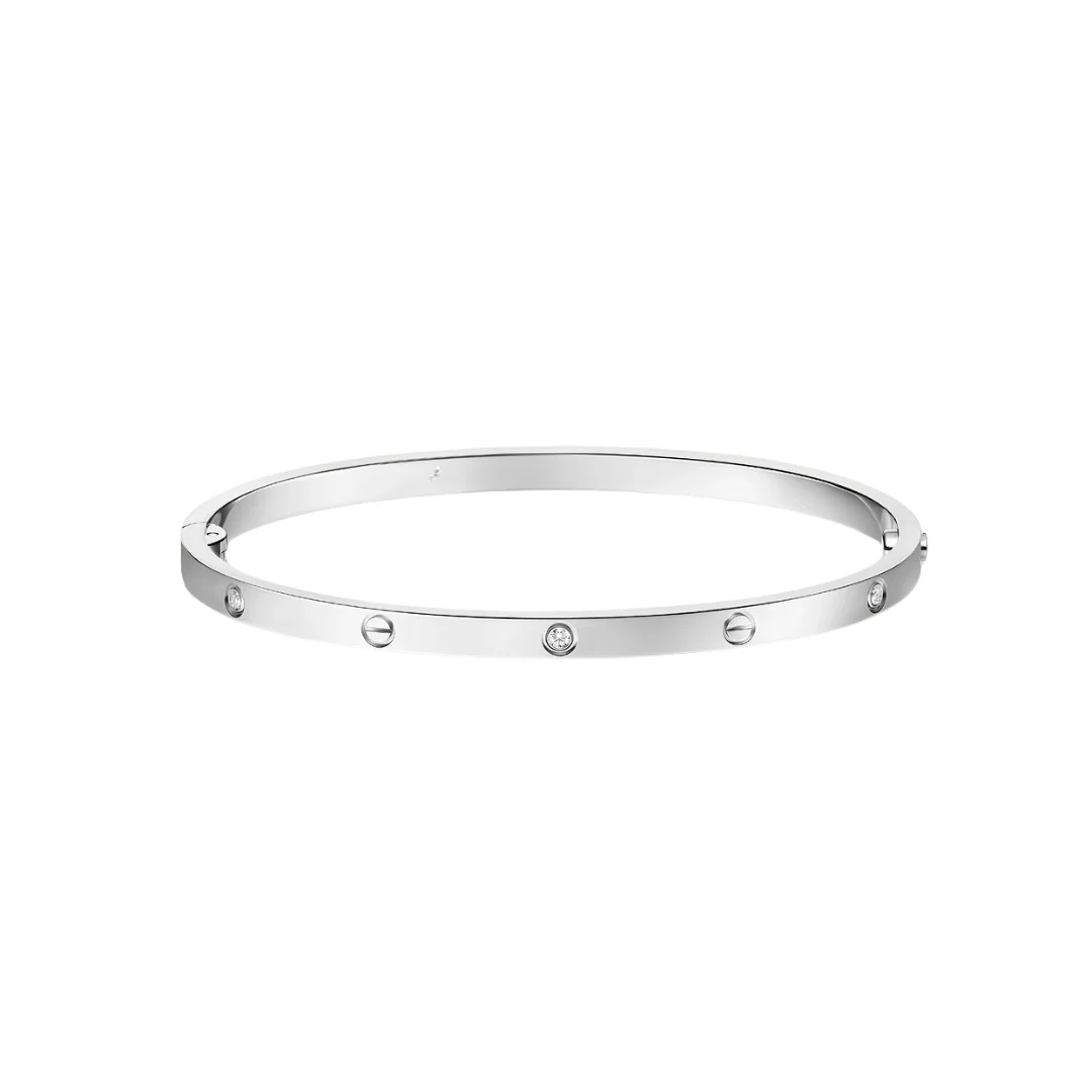 Cartier Small Love Bracelet 6 Diamonds 18ct Gold - Image 3