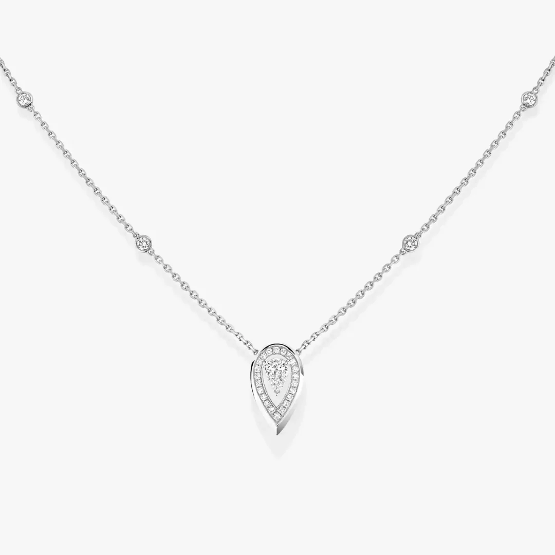 Fiery 0.10ct Diamond Necklace 18ct Gold - Image 2