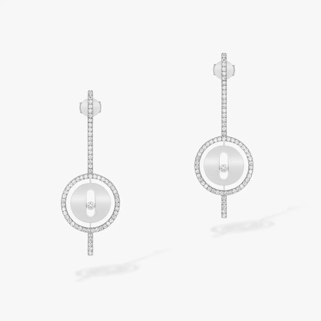 Lucky Move Arrow Diamond Earrings 18ct Gold - Image 2