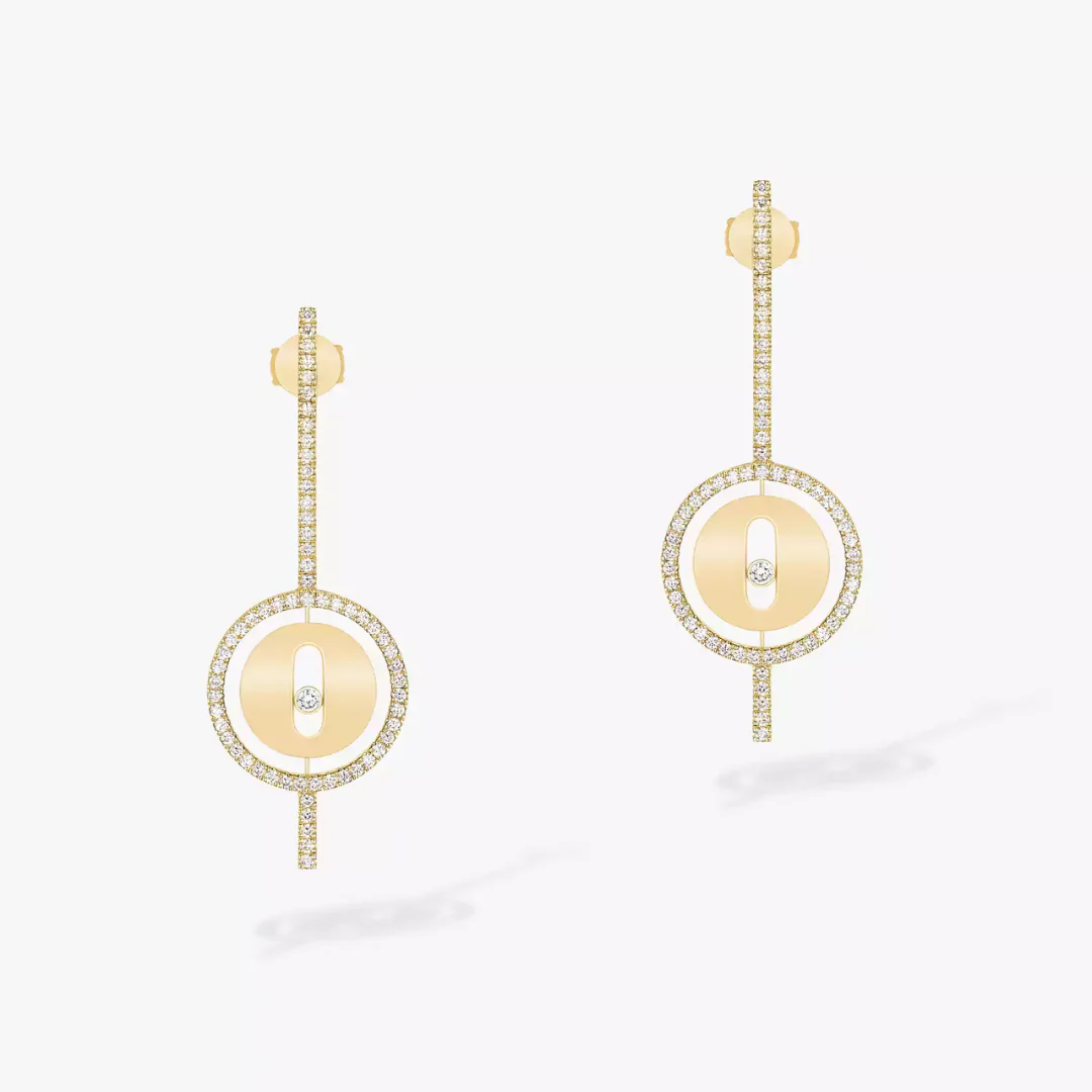 Lucky Move Arrow Diamond Earrings 18ct Gold - Image 3