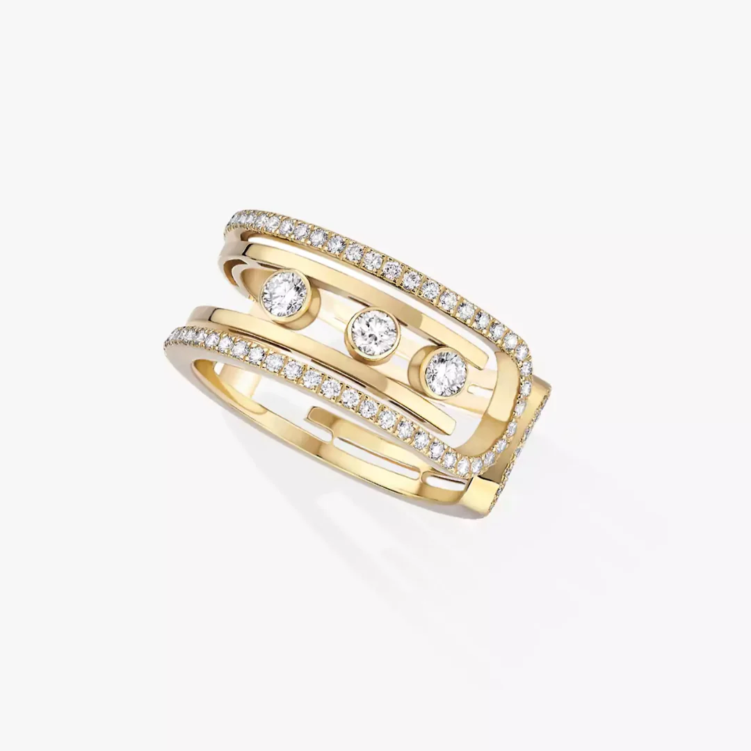Move 10th Diamond Ring 18ct Gold - Image 3