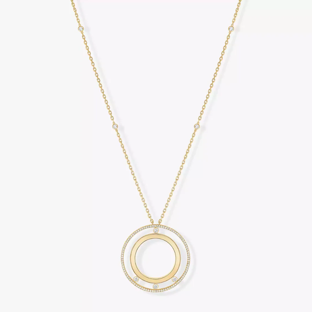 Move Romane Long Necklace 18ct Gold - Image 3