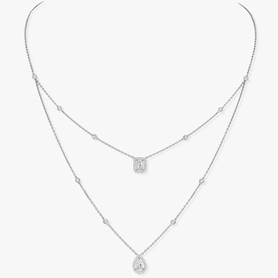 My Twin 2-Row Large Necklace 18ct Gold - Image 2