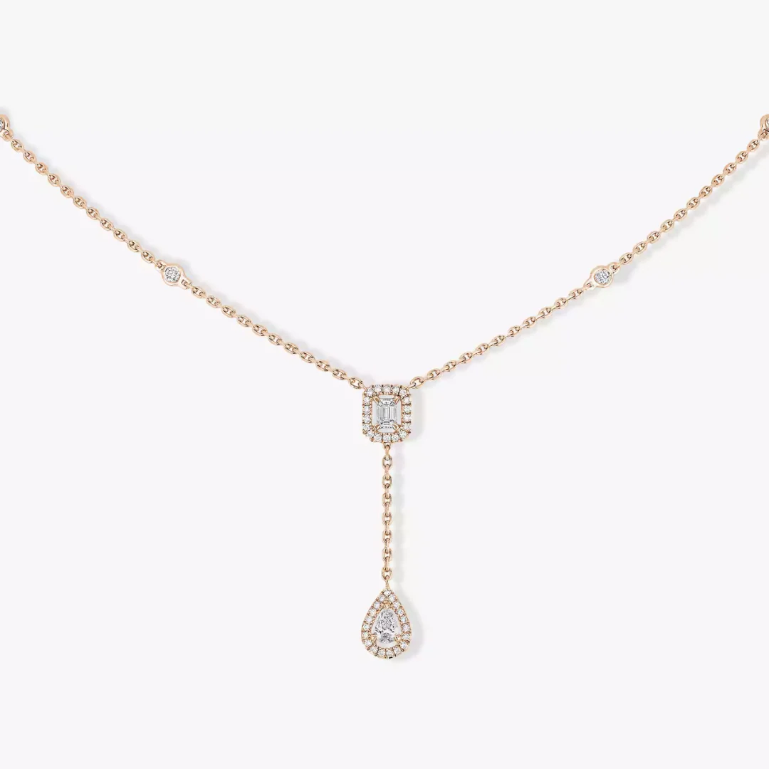 My Twin Tie Necklace 18ct Gold