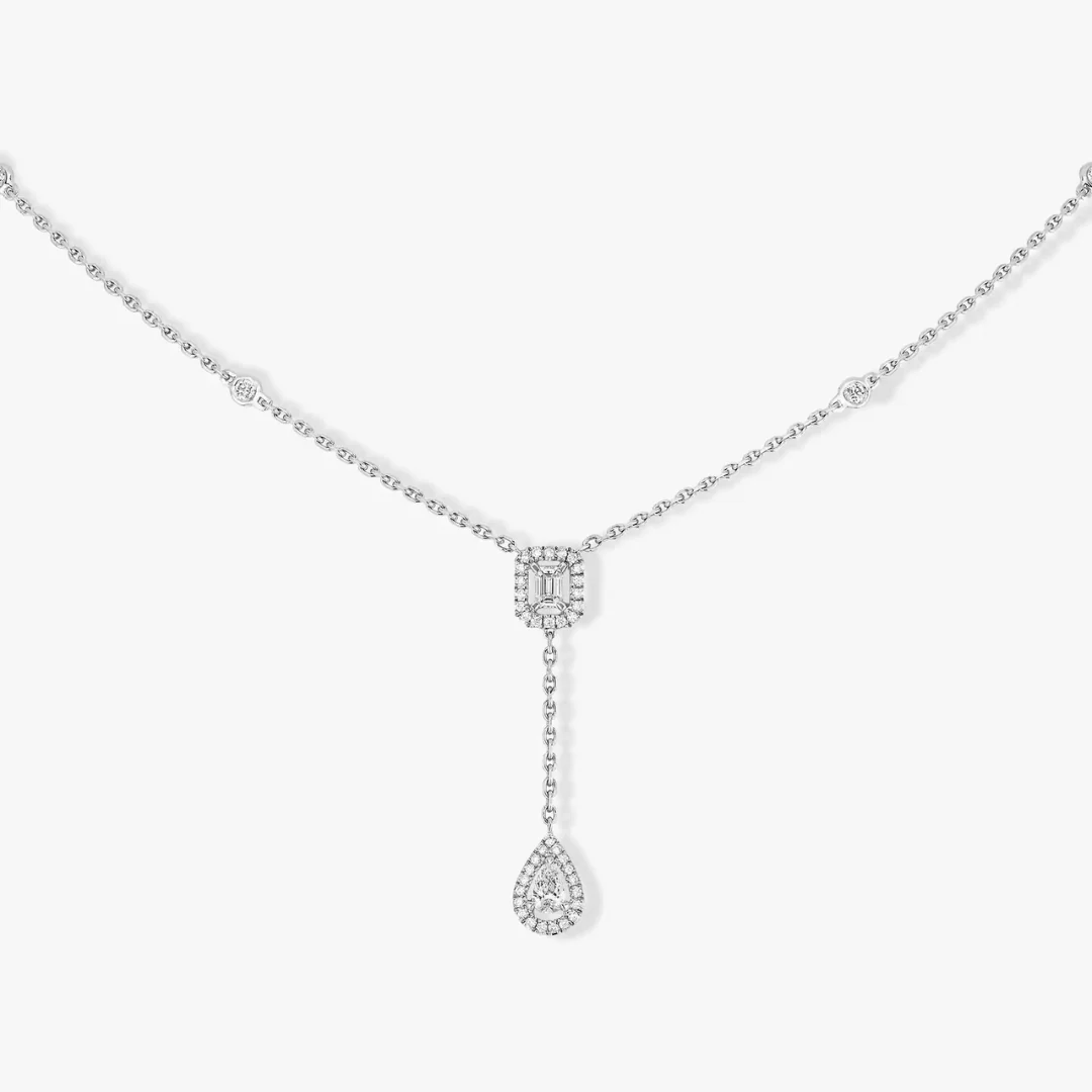My Twin Tie Necklace 18ct Gold - Image 2