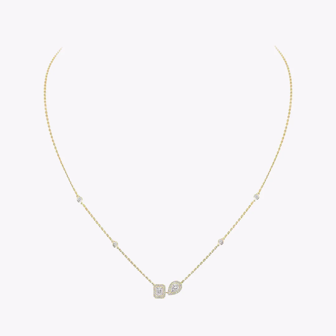 My Twin Toi & Moi Necklace 18ct Gold