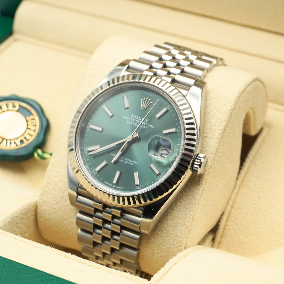 Rolex Datejust 41 126334 Mint Green Dial Jubilee 2023 - Image 10