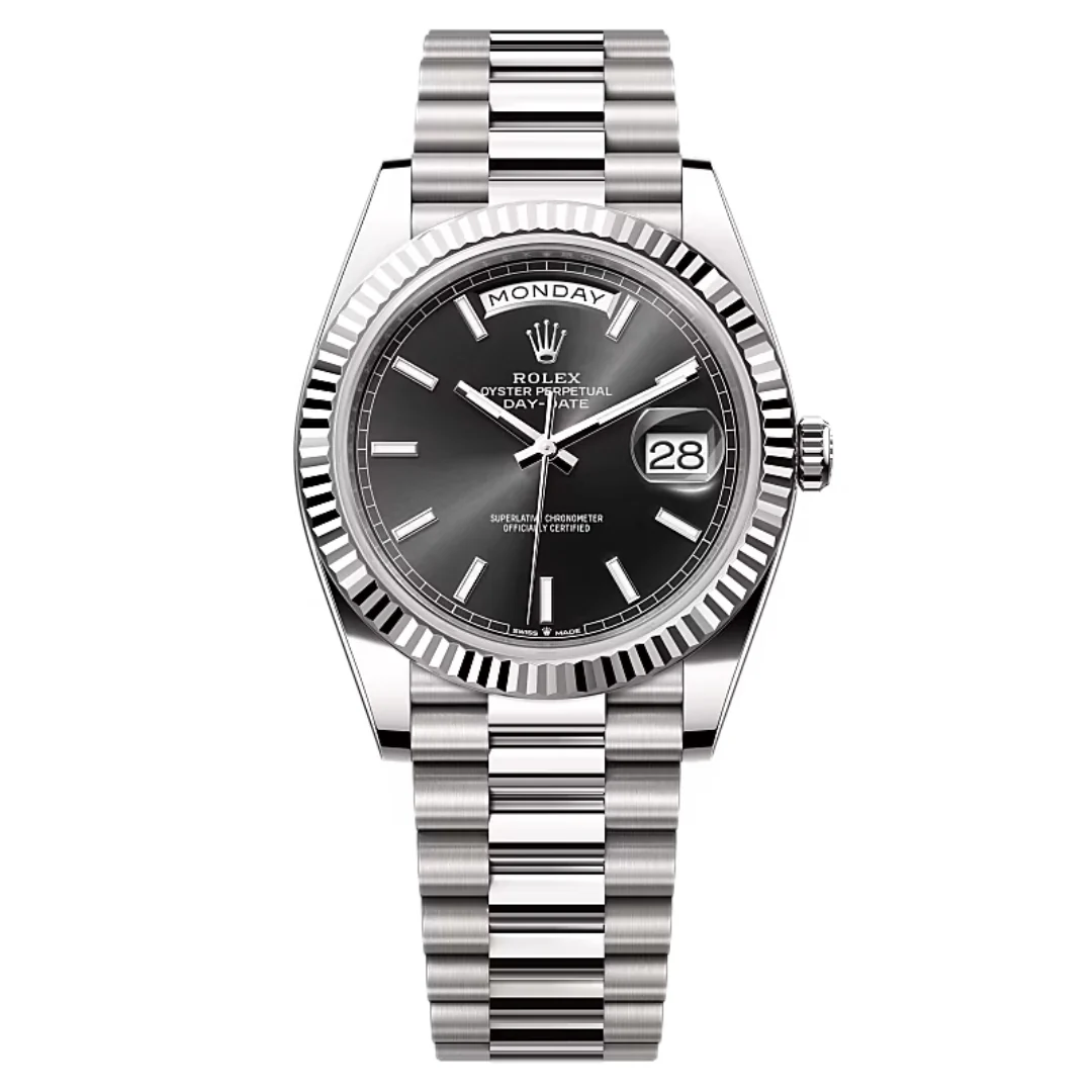 Rolex Day-Date 40 228239 Black Baton Dial 2024