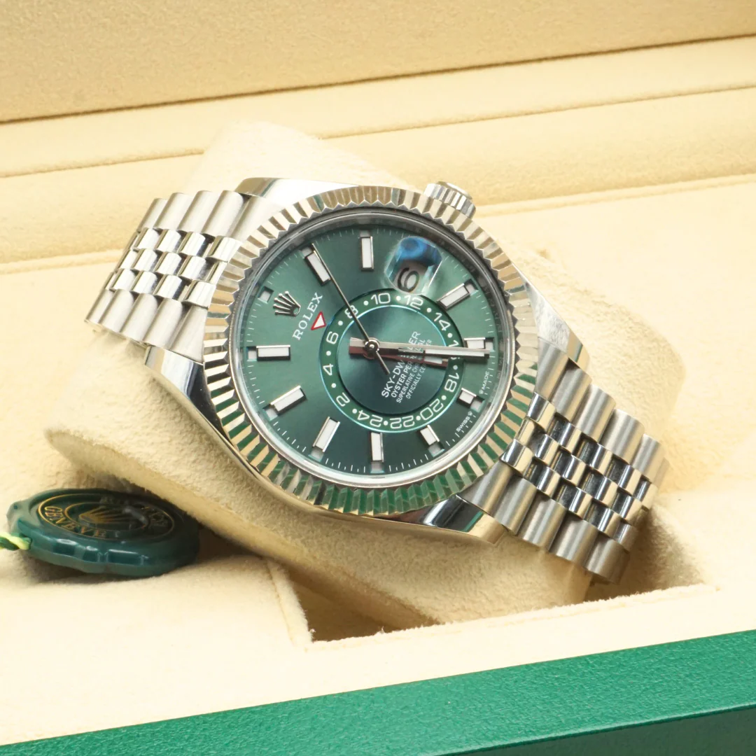 Rolex Sky-Dweller 336934 Mint Green Dial Jubilee 2024 - Image 4