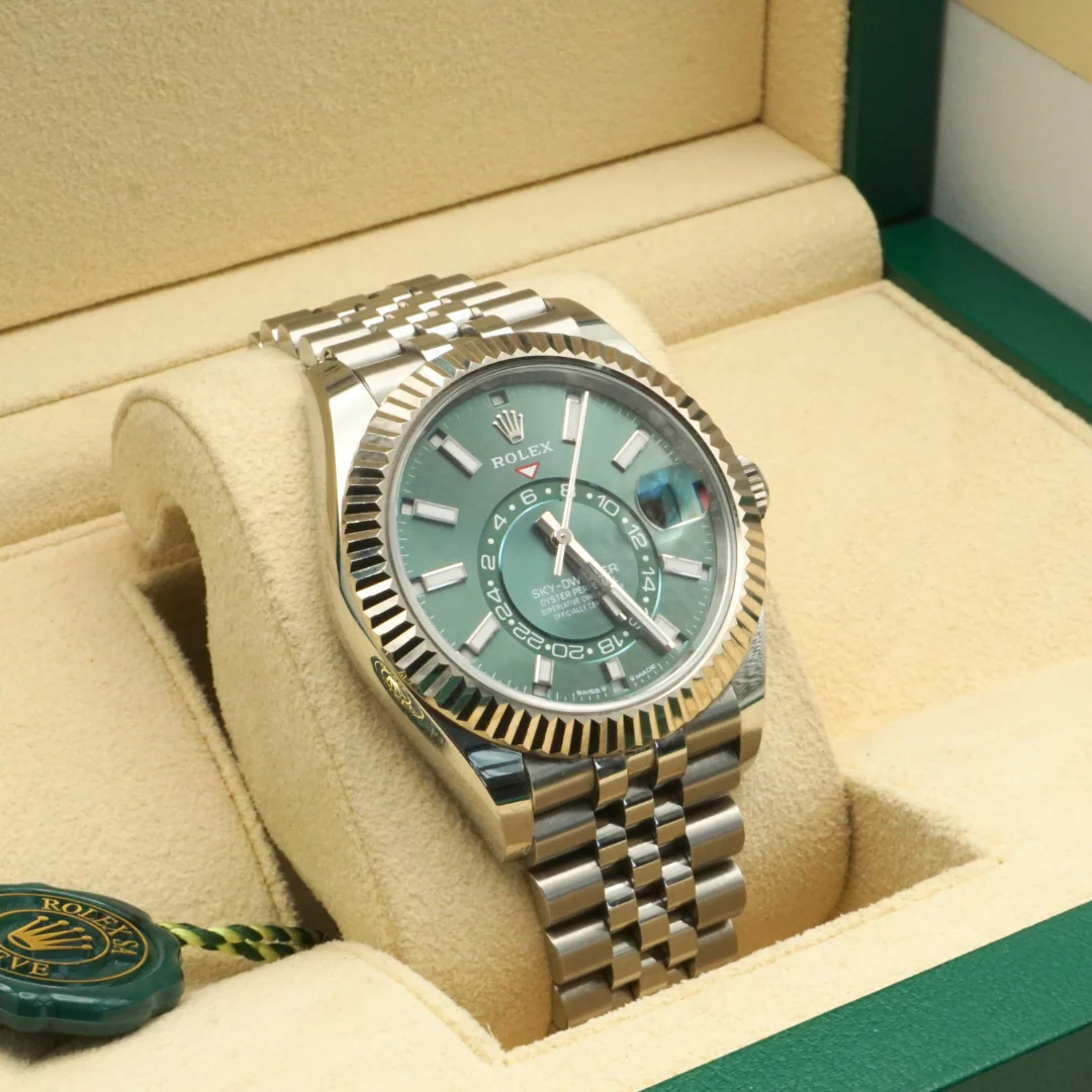 Rolex Sky-Dweller 336934 Mint Green Dial Jubilee 2024 - Image 6