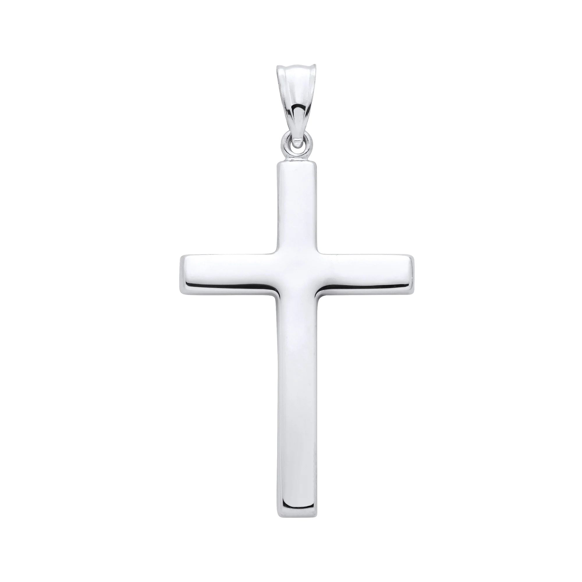 White Gold Hollow Cross - 9ct Gold - Image 2