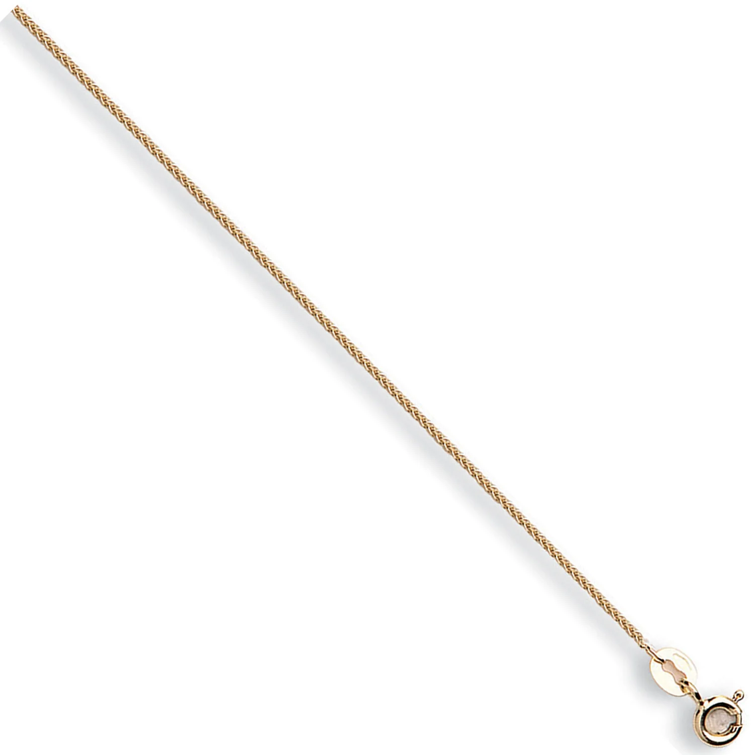 Yellow Gold 1.0mm Spiga Chain - 9ct Gold - Image 2