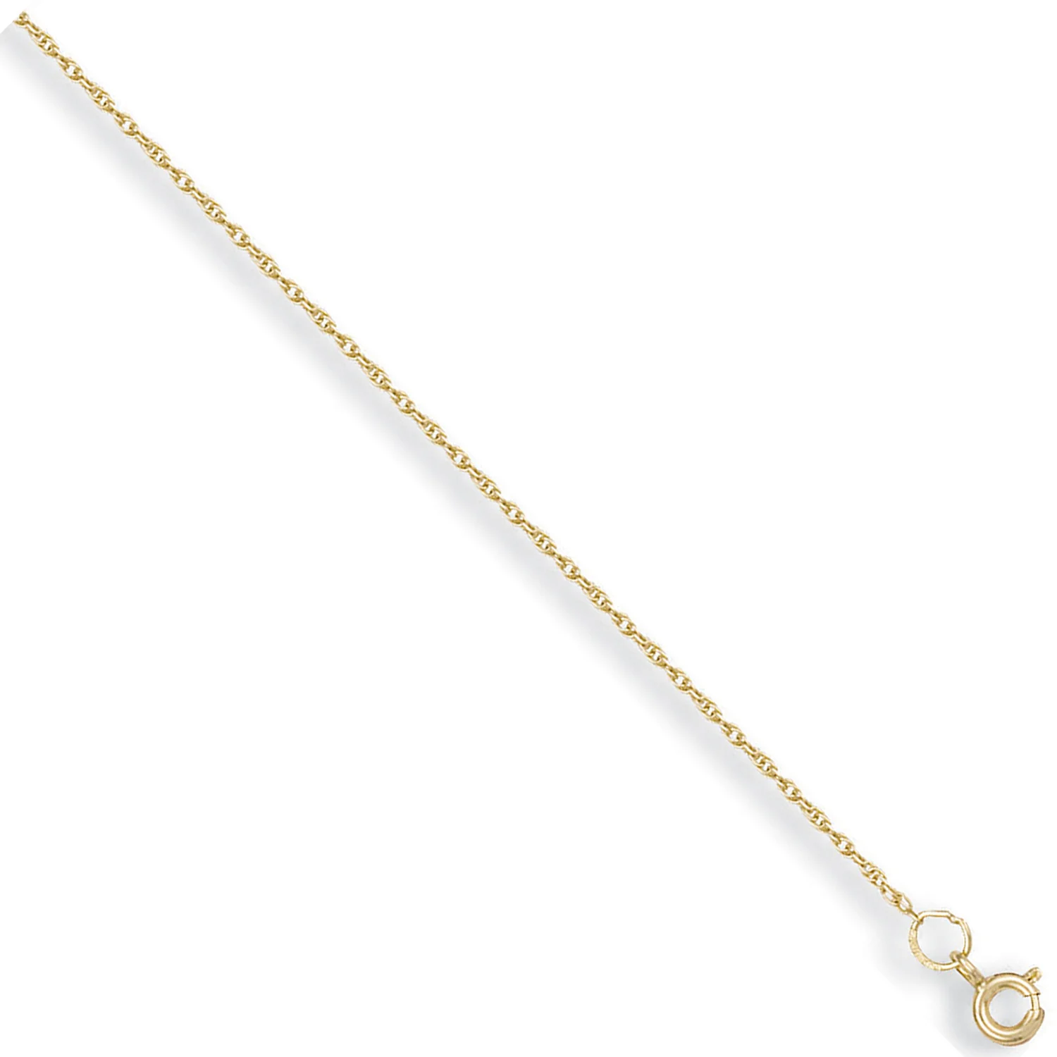 Yellow Gold 1.3mm Prince of Wales Chain - 9ct Gold - Image 2