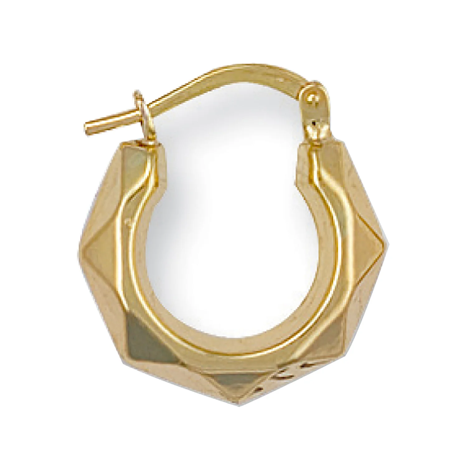 Yellow Gold 16mm Fancy Creoles - 9ct Gold - Image 2