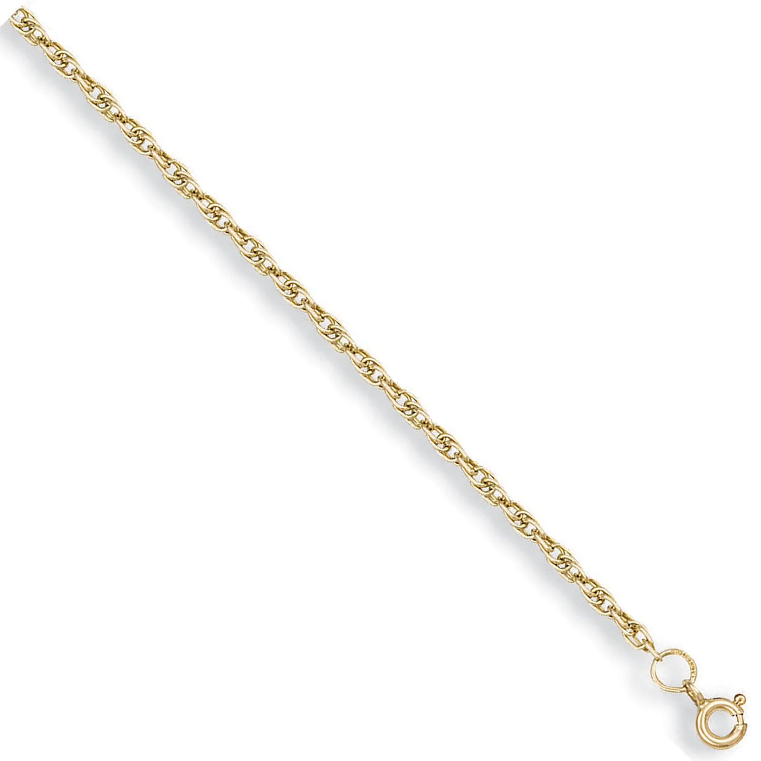 Yellow Gold 2.4mm Prince of Wales Chain - 9ct Gold - Image 2