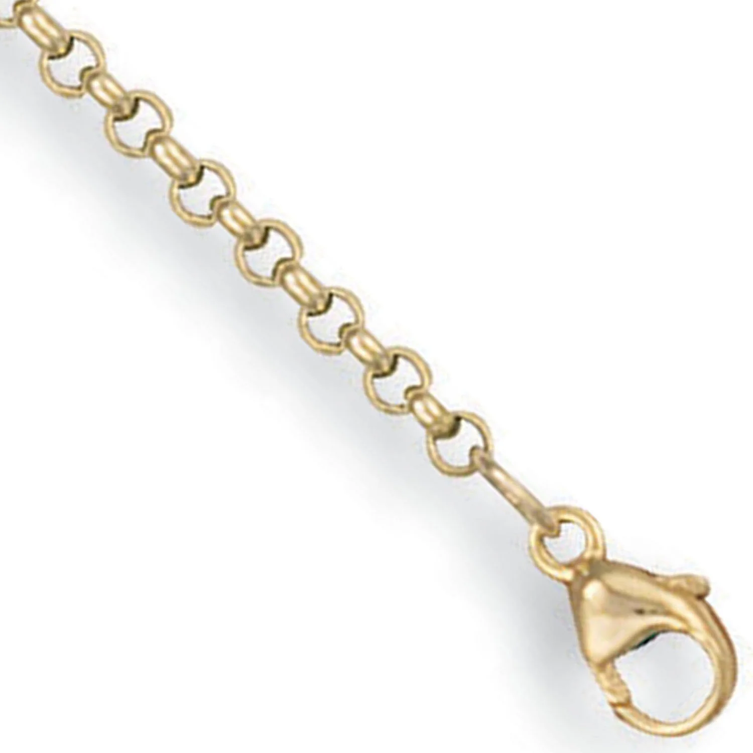 Yellow Gold 2.5mm Round Belcher Chain - 9ct Gold - Image 2