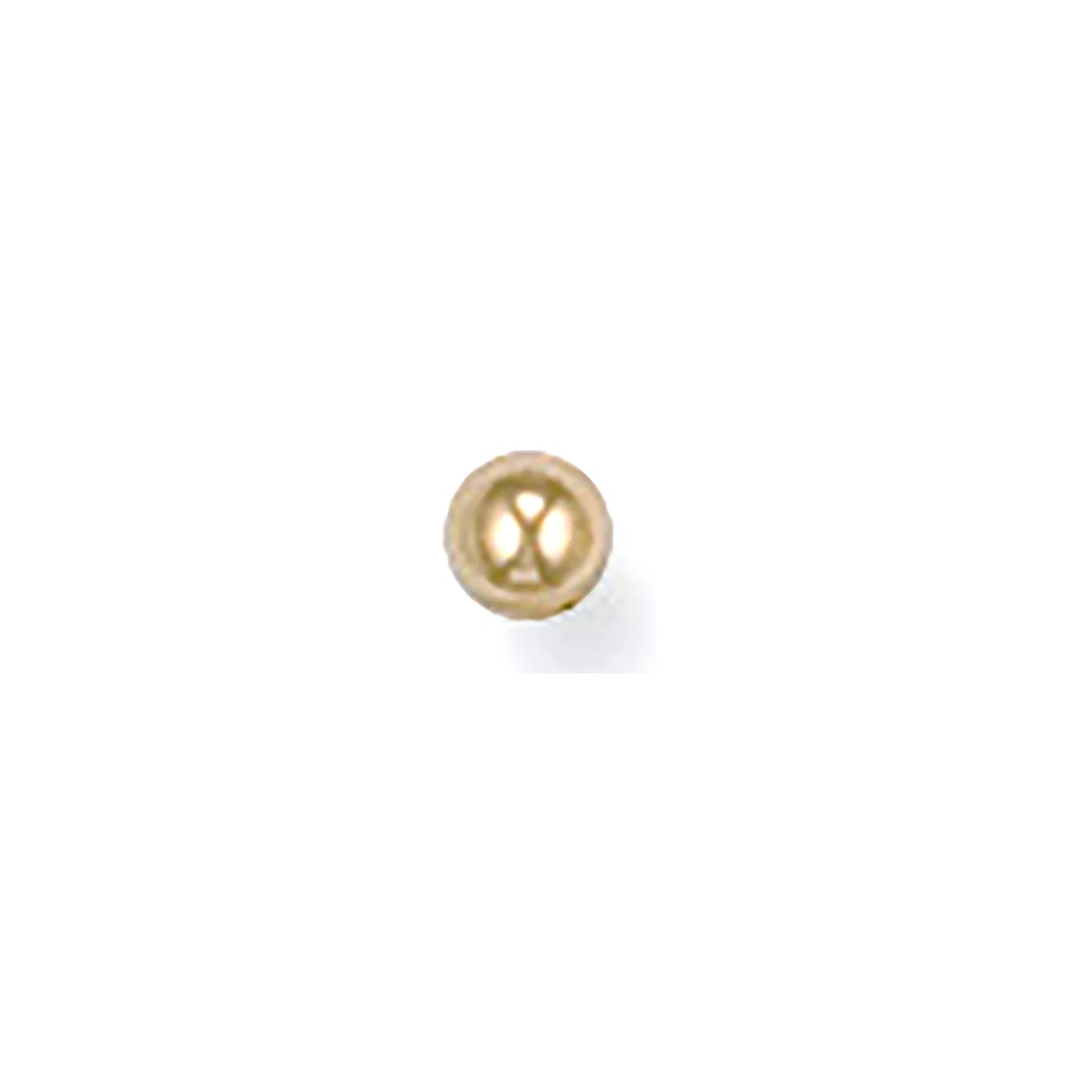 Yellow Gold 3mm Ball Nose Stud - 9ct Gold - Image 2
