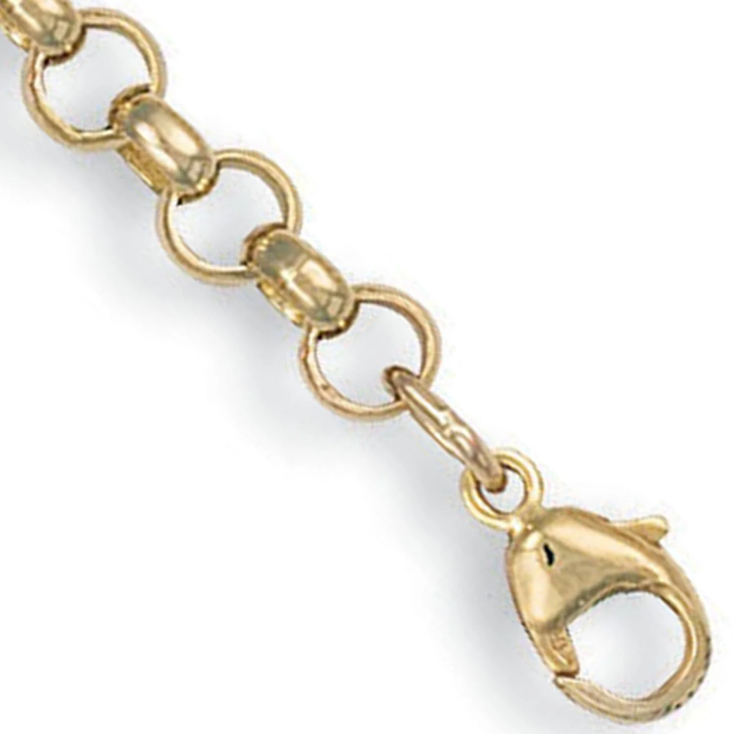 Yellow Gold 5.2mm Round Belcher Chain - 9ct Gold - Image 2