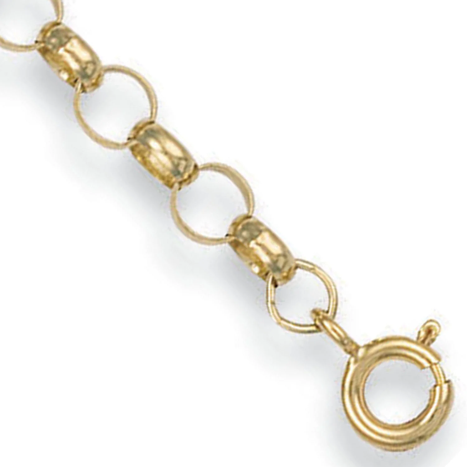 Yellow Gold 5mm Round Belcher Chain - 9ct Gold - Image 2