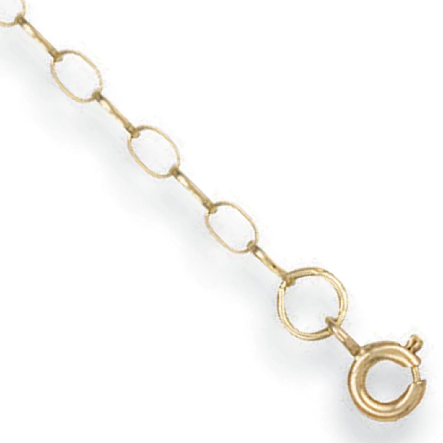 Yellow Gold B 1/4 2.7mm Light Oval Belcher Chain - 9ct Gold - Image 2