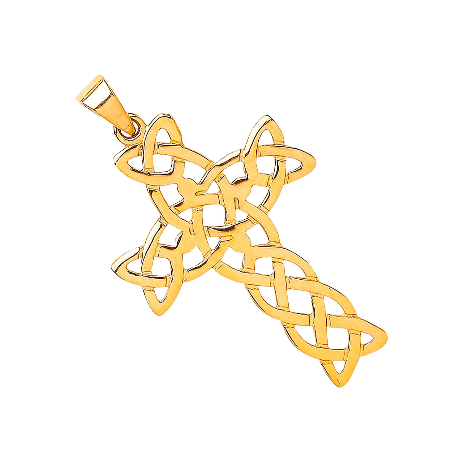 Yellow Gold Celtic Cross - 9ct Gold - Image 2