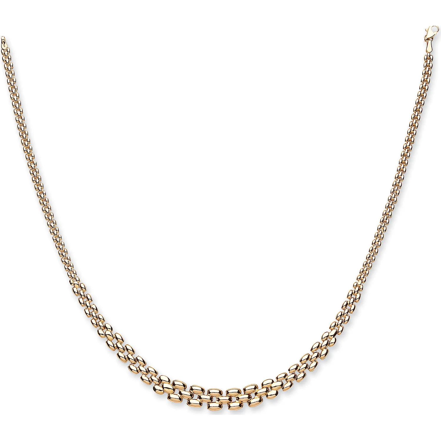 Yellow Gold Graduated Panther Collerette - 9ct Gold - Image 2