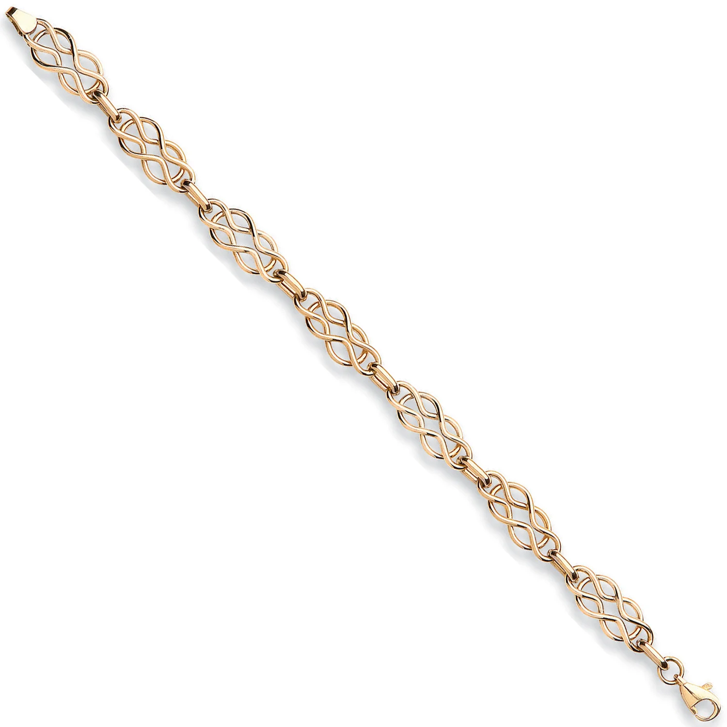 Yellow Gold Hollow Celtic Bracelet - 9ct Gold - Image 2