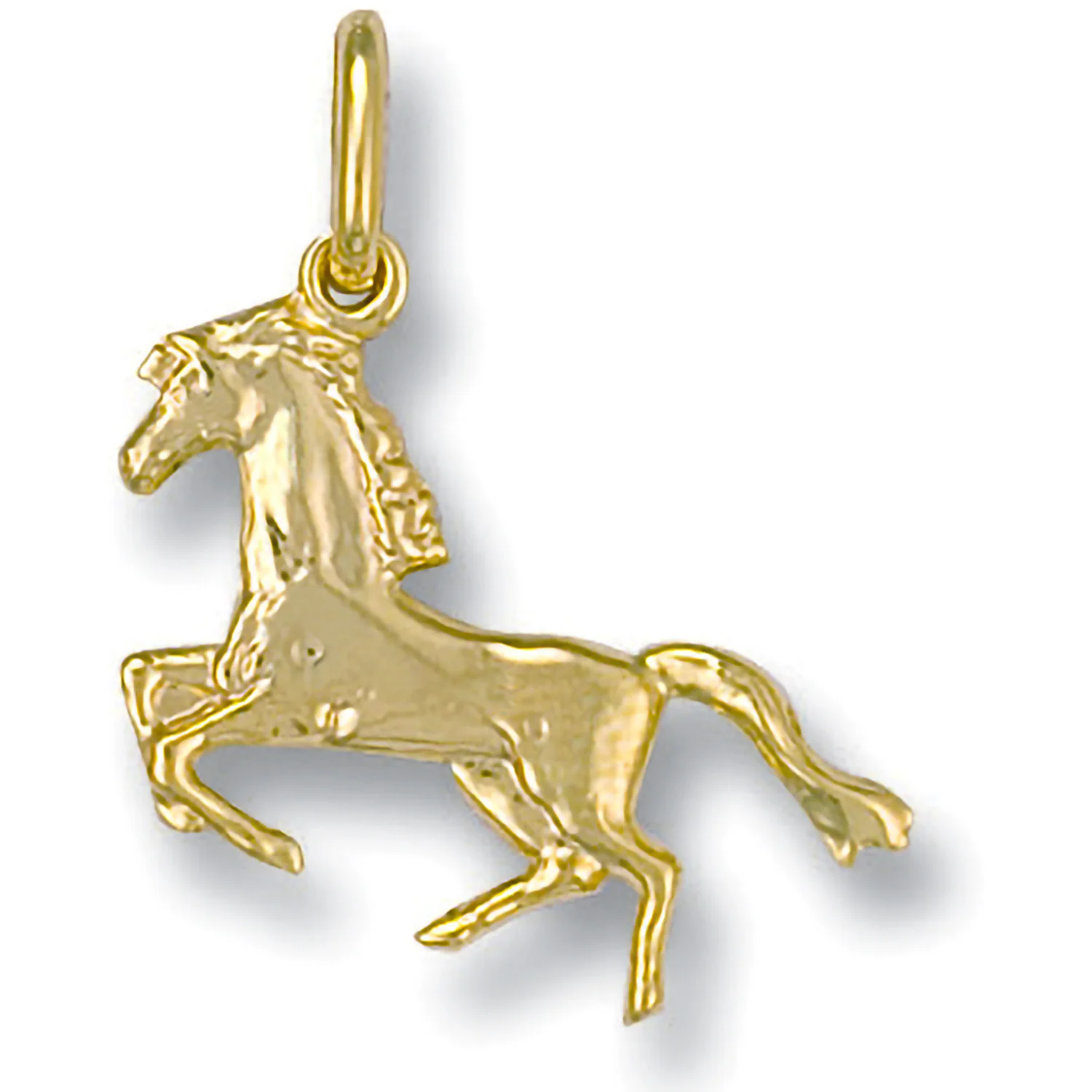 Yellow Gold Horse Pendant - 9ct Gold - Image 2