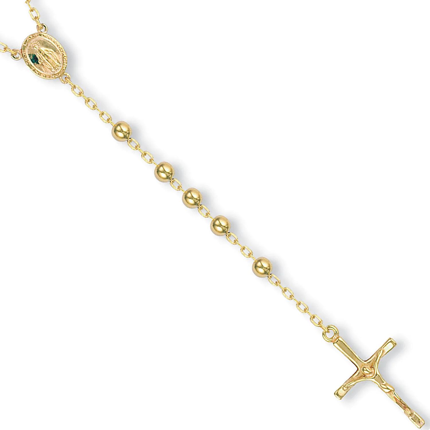 Yellow Gold Rosarery Beads - 9ct Gold - Image 2