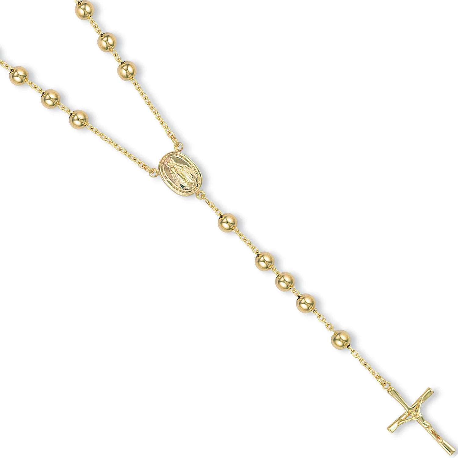 Yellow Gold Rosary Beads - 9ct Gold - Image 2