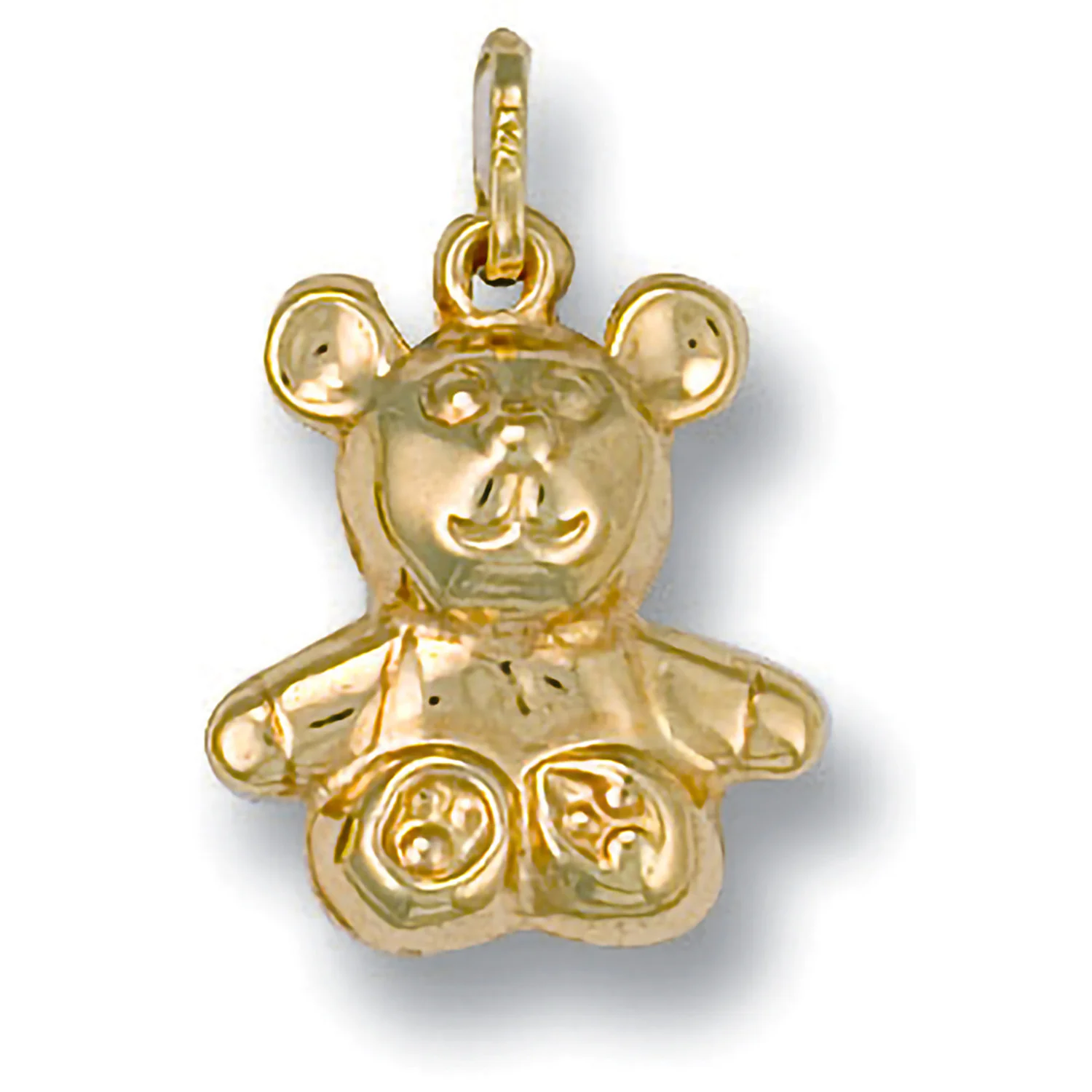 Yellow Gold Teddy Pendant - 9ct Gold - Image 2